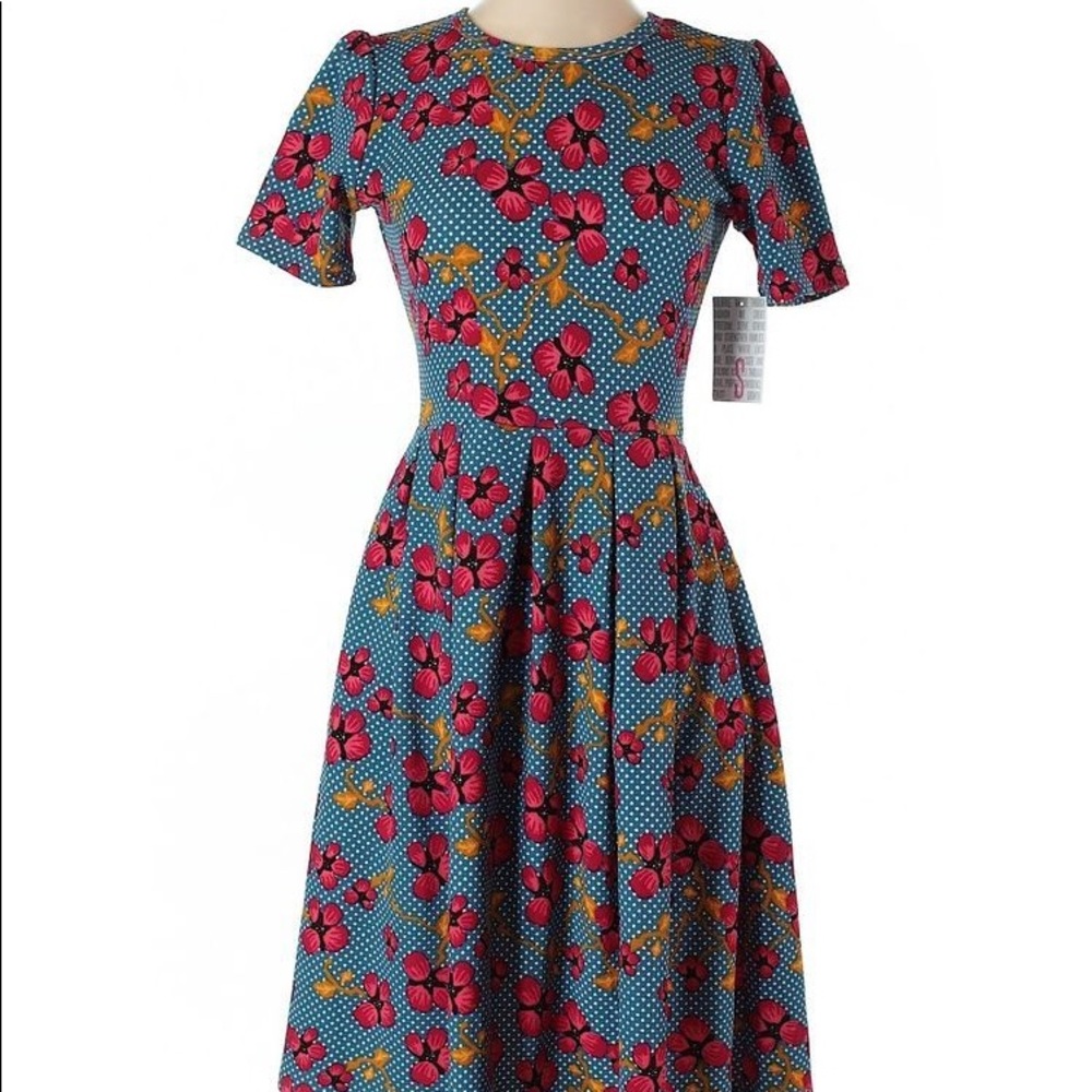 Lularoe Amelia Dress with Pockets Size Medium